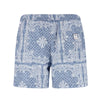Steel blue "Bandanna pattern" swimwear FEDELI