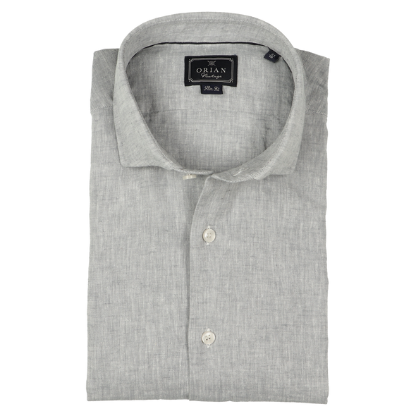 Light grey "Vintage" casual shirt ORIAN
