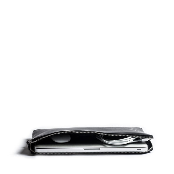 Laptop sleeve LUNDI Sandro black leather