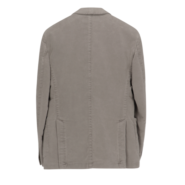 Mid grey "moleskin" sport jacket SANTANIELLO