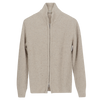 Beige zipped cardigan AB KOST