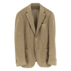 Kaki "moleskin" sport jacket SANTANIELLO