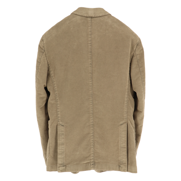 Kaki "moleskin" sport jacket SANTANIELLO