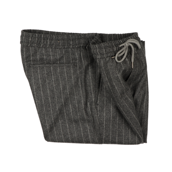 Grey chino with light grey stripes FRADI