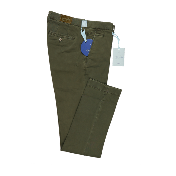 Dark khaki Chino Bobby JACOB COHEN 1604/750