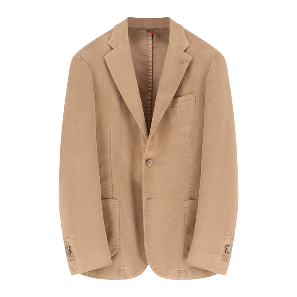 Beige "moleskin" sport Jacket SANTANIELLO