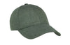 Olive linen cap VARSITY