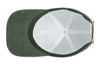 Olive linen cap VARSITY