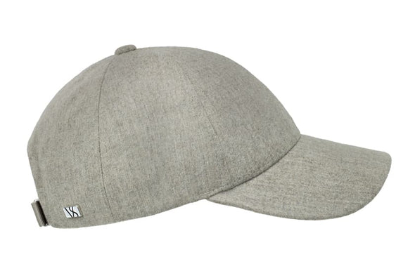 Beige flannel cap VARSITY